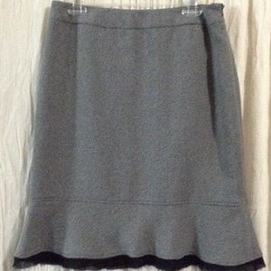 Winter gray skirt